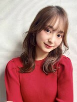 フォルテリノ ナゴヤ(FORTE Lino)&nbsp;韓国前髪顔まわり×ショコラアッシュふんわりカール【髪質改善】