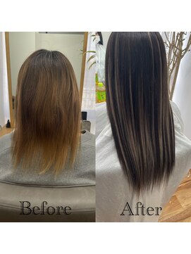 イニット 奈良新大宮(init.) 20代 30代 40代 エクステ ペールベージュ 春カラー ツヤ髪ロング