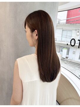 ヒビト 恵比寿 渋谷(HIBITO.) 髪質改善カラー ロングヘアー アッシュベージュカラー 恵比寿