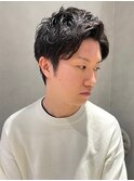 爽やかツーブロック/ニュアンスパーマ