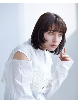 ラフィス ヘアー リノ 三宮店(La fith hair lino) 【La fith】マチルダボブ×暗髪カラー×レイヤーカット