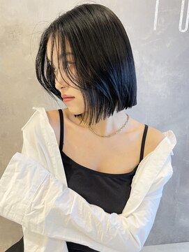 トルネード(TORNADO) 切りっぱなしボブ 美髪似合わせカット くびれボブ M0512