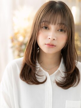 カバーヘア ブリス 上尾西口店(COVER HAIR bliss) アースカラーワンカールストレートレイヤーa上尾20代30代40代