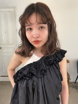 キャロルガーデンズ ボコカ 表参道(Carroll Gardens bococa) ミディアム×ウエーブ