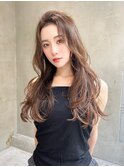 Aimee町田 ミルクブラウン×かきあげスタイル