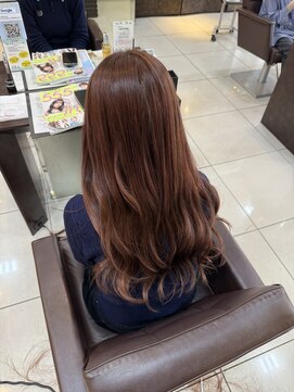 フォルテ 草薙店 赤みブラウン　春カラー　西村ひより