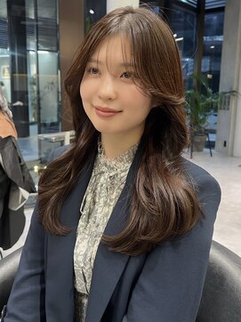 シティ(CITY) くびれヘア　ブラウンベージュ　レイヤーカット