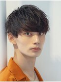 黒髪マッシュ