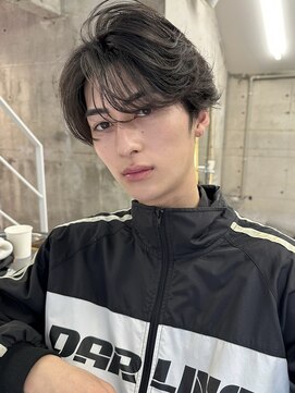 サイン メンズ 渋谷(SIGN men's) フェザーパーマダウンパーマニュアンスパーマセンターパート