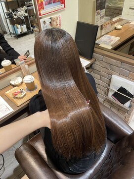 ヘアメイク シュシュ(Hair make chou chou) 水素髪質改善　トリートメント　レイヤーロング