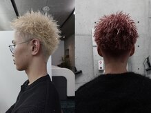 メンズカット/メンズパーマ/ブリーチカラー