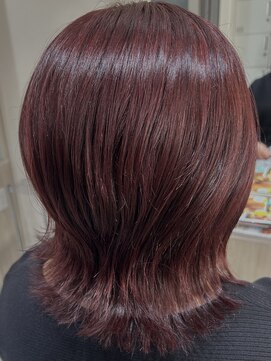 エヴァーグロー 郡山(ever glow) くびれスタイルレイヤーボブウルフ