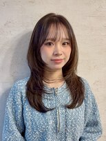 フェイバー 警固店(FAVOR)&nbsp;レイヤーカット/ミディアム/ブラウンカラー/髪質改善/福岡/天神