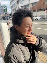 アヴァンス 難波店(AVANCE.)&nbsp;【松元担当】スパイキーショート×ダークグレー