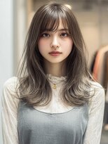 ダル 渋谷/表参道(DAL.)&nbsp;顔周りカットハッシュカットダークブラウンワンホンレイヤー