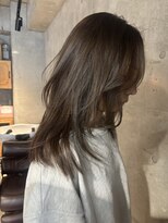 ルーフ 町田店(LUFE) ミディアムレイヤー×グレージュ