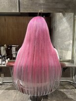 エルシャドール(EL-SHADDOLL) 名古屋エクステが得意な美容師の作る、派手髪ロングピンク