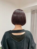 ピークス 渋谷店(Peaks) グレージュブラウン/ミディアムレイヤー/韓国巻き/顔周りカット