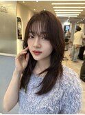髪質改善＊暗髪レイヤー似合わせカットミディ＊美髪【Zina浦和】