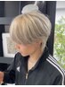 メンズ限定ブリーチ+艶カラー¥9900