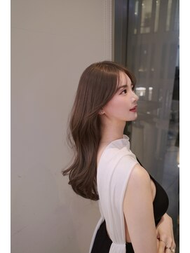 ラル 立川南口(lar) ami_ダークパープルミルクブラウンダウンバング
