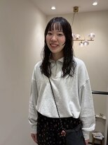 グラッド(glad)&nbsp;シースルーバング×ナチュラルウェーブミディ
