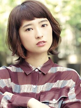 スタジオテオ(studio Teo) 短めバング×外ハネボブ　【enoruha】