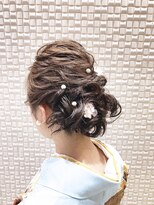 【新宿　Neolive】ブラウンベージュ★ヘアセット