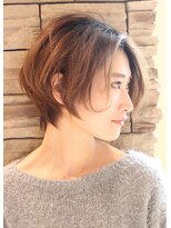 レウナ 外苑前(Reuna)&nbsp;【３０代・４０代・５０代】辺見えみり風ひし形耳かけショート