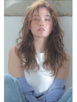シャル 錦糸町(shalu) ヘルシーニュアンスウェーブロング　イルミナカラー