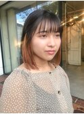 [LOJE]オレンジインナーカラー