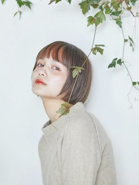 メゾンドイギー(MAISON de IGGY) 前髪のインナーカラーでイメチェン!*マロンベージュ