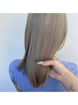 サロンドミルク 溝の口店(salon de MiLK) ネイビーブルーの色落ちカラーに髪質改善♪