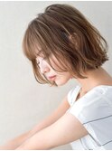 くびれヘア/ハイライトカラー/アプリコットオレンジ/美髪/ 978