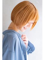 テイラー(Taylor) 【Taylor】☆大宮丸みショート×アプリコットオレンジ