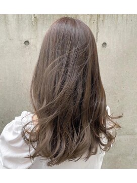 ロンドアベニール 北千住(Lond avenir) ブリーチなしWカラー　グレージュカラー　西田大樹