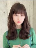 前髪/顔周りレイヤーで作る韓国ヘア×プリカール[岡崎/髪質改善]