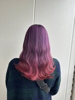 ガリカ シーム(Gallica/SEAM)&nbsp;【桑原雪音】グラデーションカラー/派手髪艶感ラベンダーピンク
