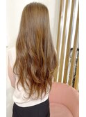 【パーマ】ロングデジタルパーマ簡単スタイリングデザイン