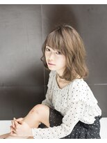 ルルディ バイ アフロディーテ銀座(luludi by APHRODITE) 黒髪/グレーベージュ/レイヤーロング/前髪パーマ/銀座