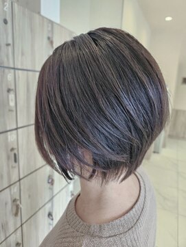 グランデュール 東静岡池田店(GRANDEUR) ダブルカラーミルクティーベージュカラーケアブリーチ韓国ボブ