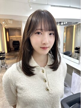 ヴィオットバイサロン(Viot by Salon) 大人可愛い韓国y2k レイヤーカット くびれへア パッツン前髪