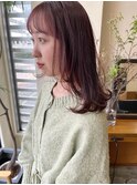 ローズピンク×ミディアムレイヤー