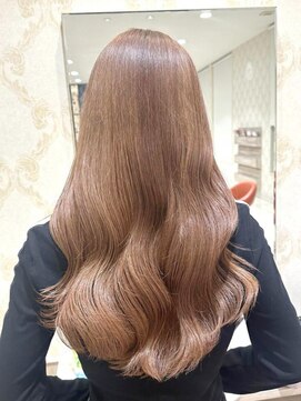 ルクールヘアアンドビューティー 燕三条店 ベージュピンク☆ベビーピンク ミルクティーピンク◎