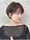 大人マッシュショート/前髪ありショート/30代40代50代/表参道