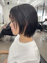 ユノ(juno) 【中目黒】顔まわりが可愛い！レイヤーボブ☆ダークグレー