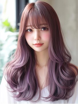 アルトリスト(Altruist Aging×HAIR&SPA) ★ダークアッシュ大人ガーリーボブ着物ミディアムレイヤーカット