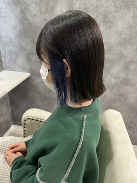 コアークリップ 緑町店(CORE CLIP) イヤリングカラー×ボブ