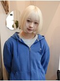 薬院　ベージュカラー　ブラウンカラー　透明感カラー