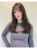 【miyu指名限定】似合わせカット＋シルクヘアカラー　￥9900